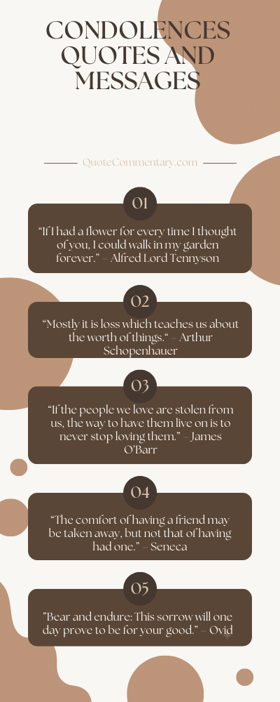 125 Condolences Quotes And Messages + Their Meanings/Explanations